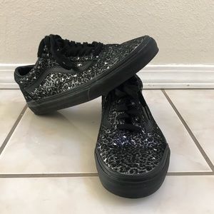 Cheetah sparkle vans